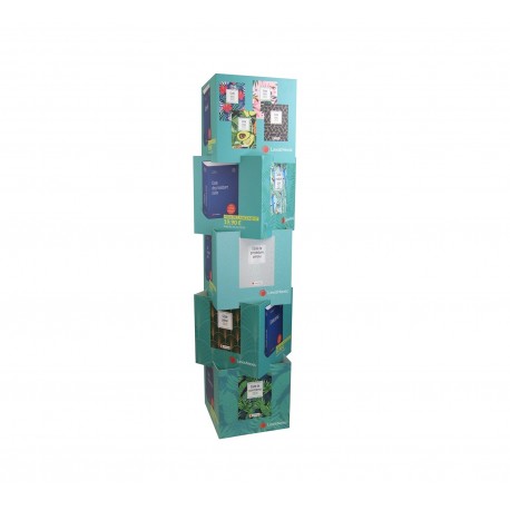 Colonne de cubes imbriqués