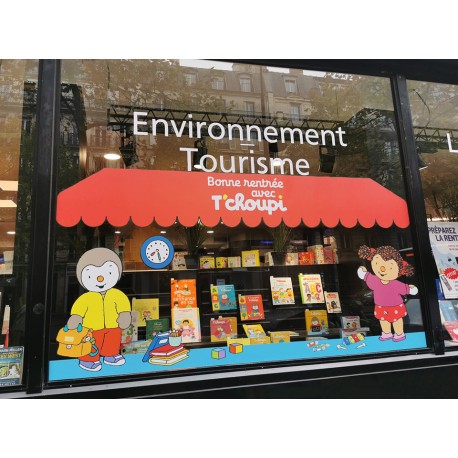 Habillage de vitrine