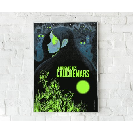Affiche phosphorescente