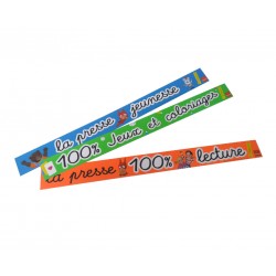 Réglettes en carton pour linéaire
